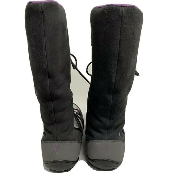 Columbia Loveland Omni-Heat Waterproof Winter Boots Youth 5 Winter Cool Grey New - Picture 4 of 12